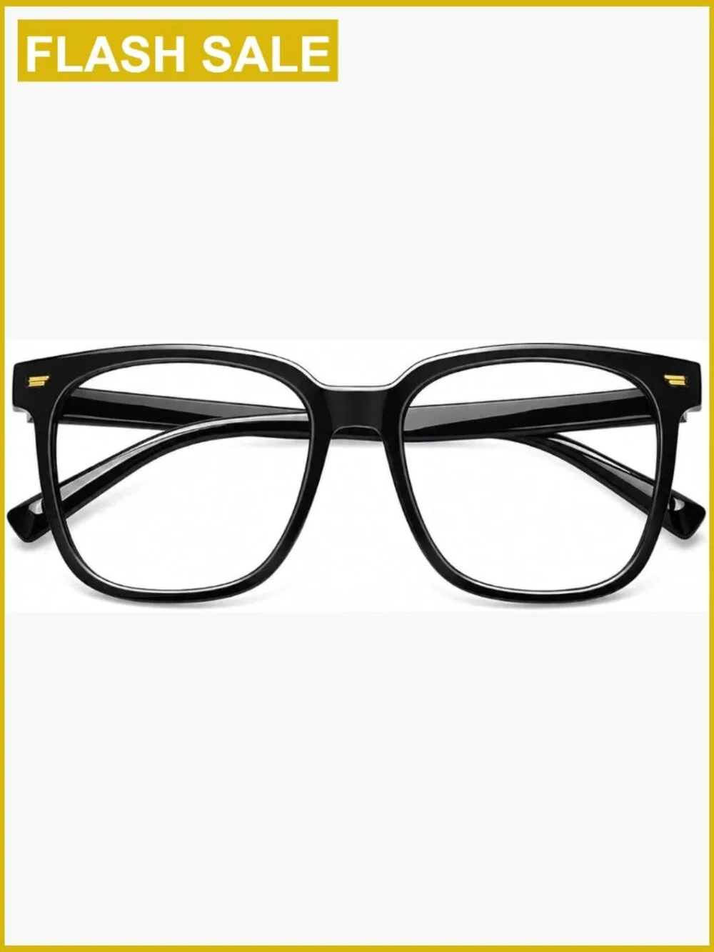 Oversized Square Blue Light Blocking Computer Glasses Anti Glare